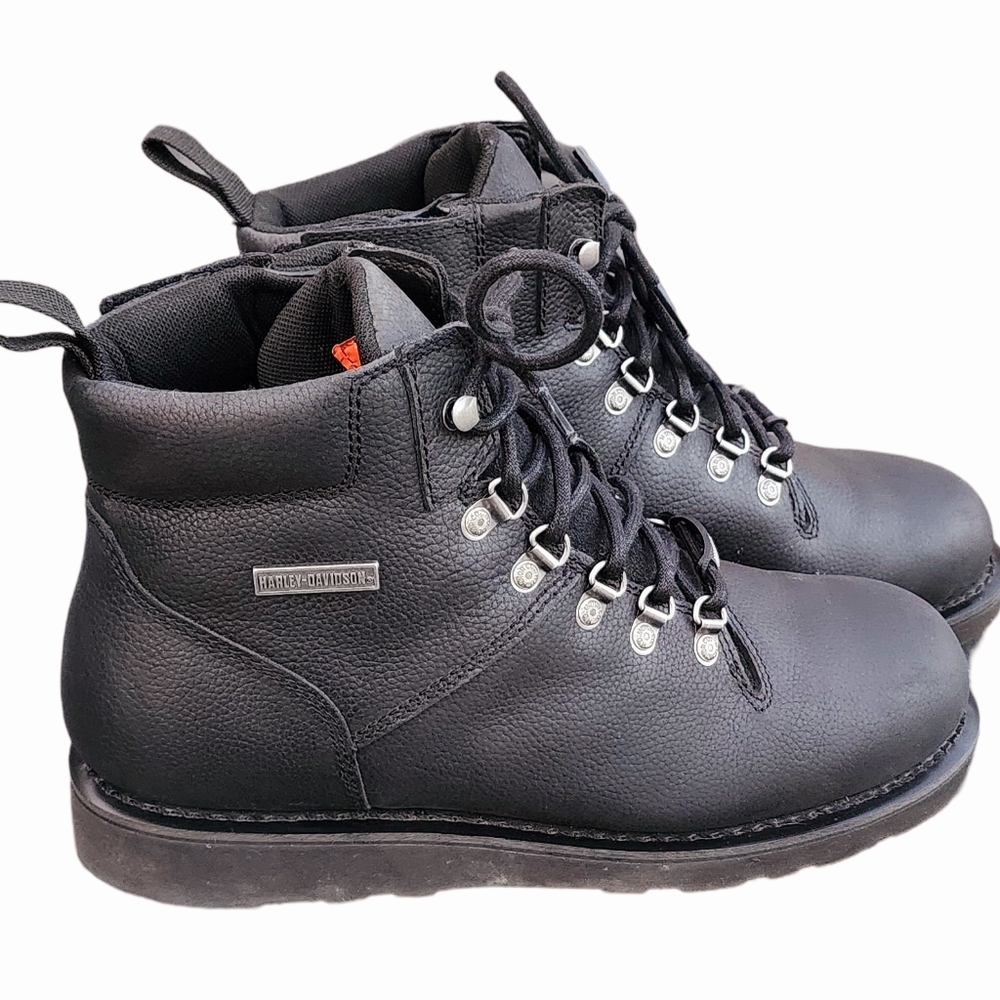 Harley Davidson black boot - worn twice Mens 9.5 Fits Like 10 1/2